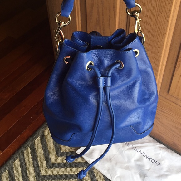 Rebecca Minkoff leather bucket backpack