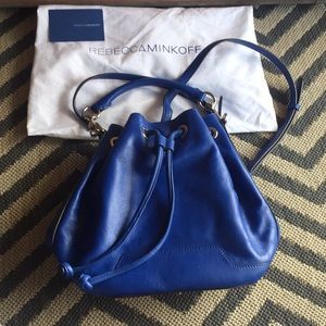 Rebecca Minkoff leather bucket backpack