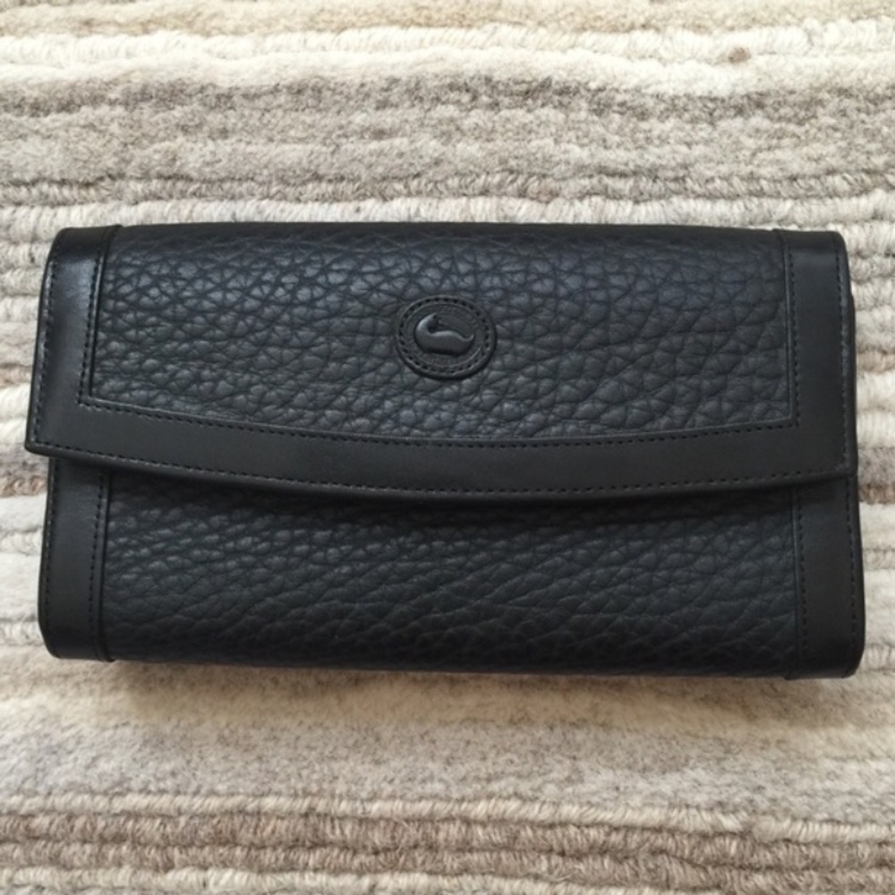 Vintage Dooney & Bourke Checkbook Wallet