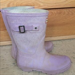 Short hunter rain boots