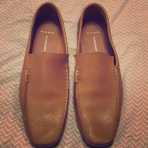 Authentic Handmade Burberry leather loafers