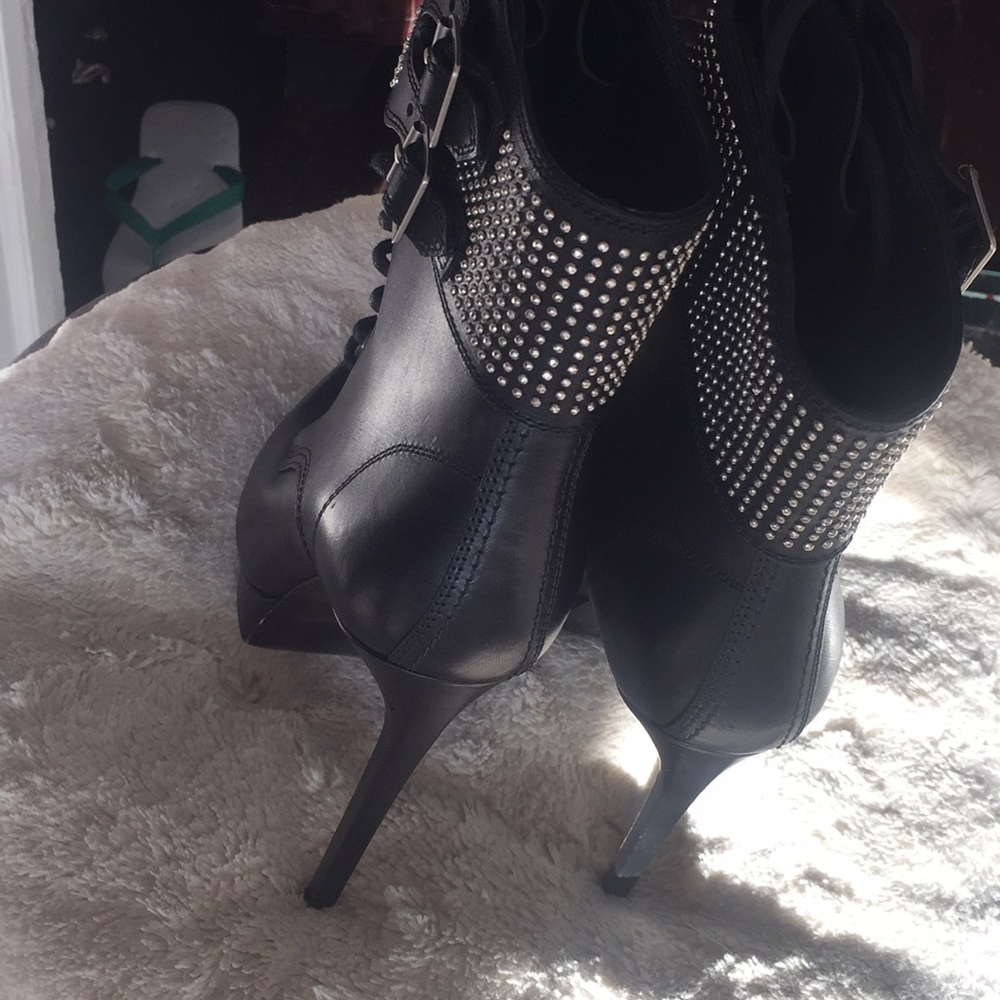 Saint Laurent Studded Boots View 5