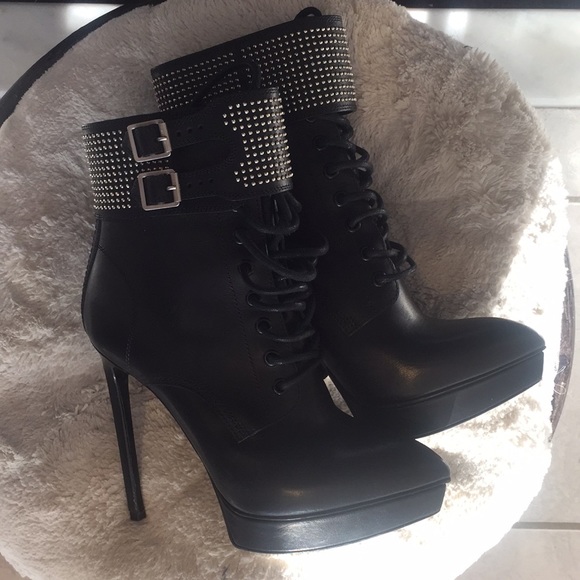 Saint Laurent studded boots - Picture 1 of 8