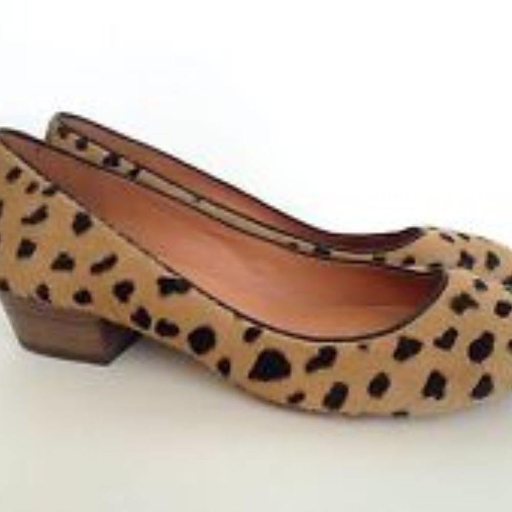 Madewell leopard pump, size 9