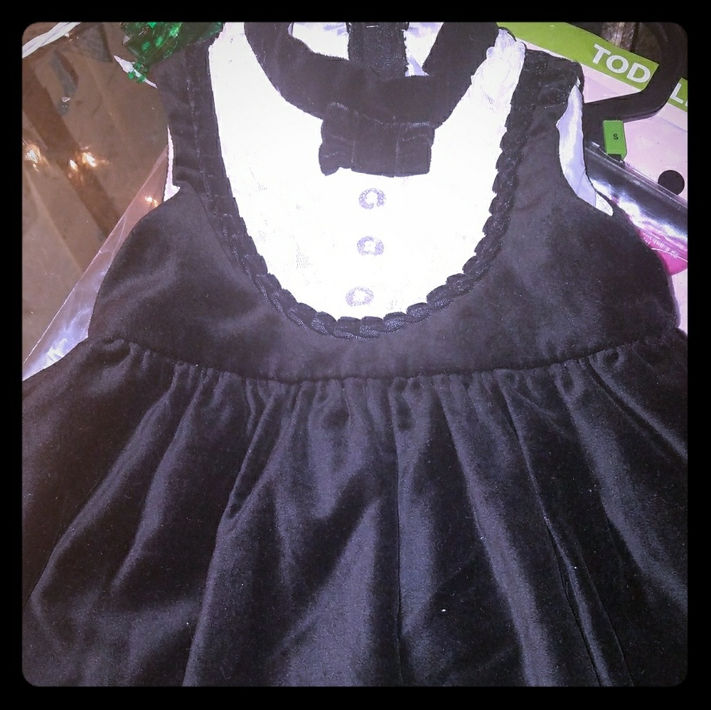 Black and white dress