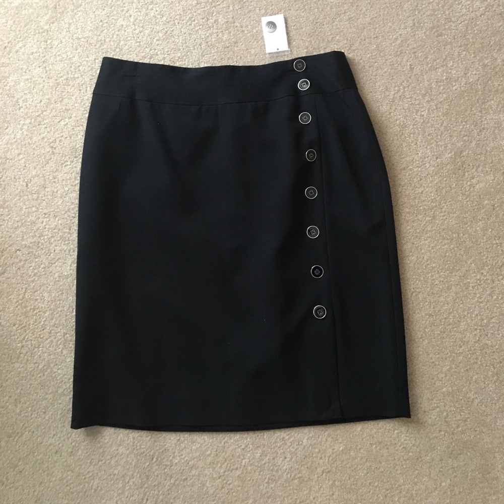 NWT black knee length skirt size 12 Cato