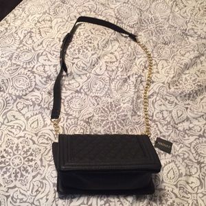 NWT Black Across the Shoulder Bag