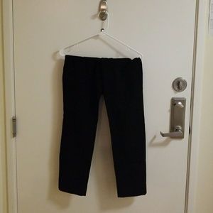 Banana Republic cropped dress pants black