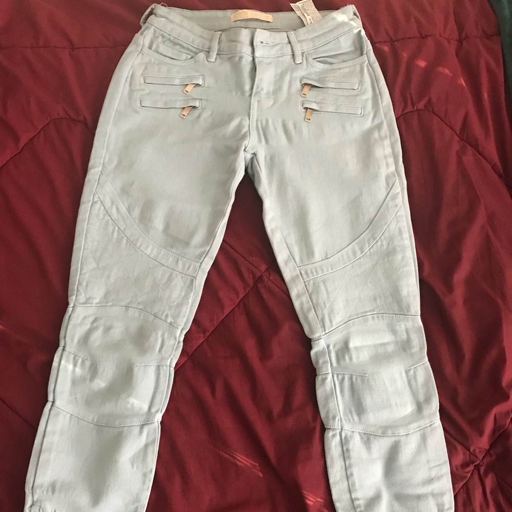 Zara biker style jeans