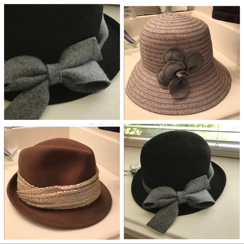 3 never worn hats