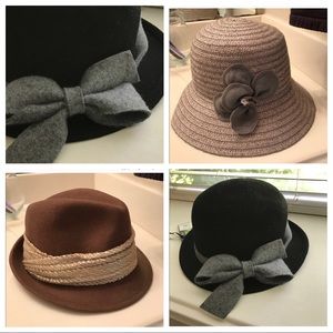3 never worn hats