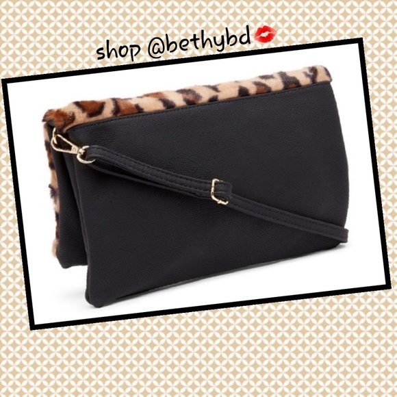 🔴24hr Clearance🔴Last1 Leopard Faux Fur Crossbody - Picture 2 of 3