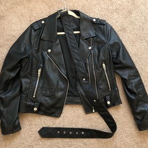 Free People/BlankNYC Vegan Leather jacket Nvr Worn