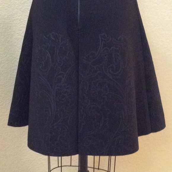 +V e r a + W a n g+ scuba embossed dress - Picture 5 of 6