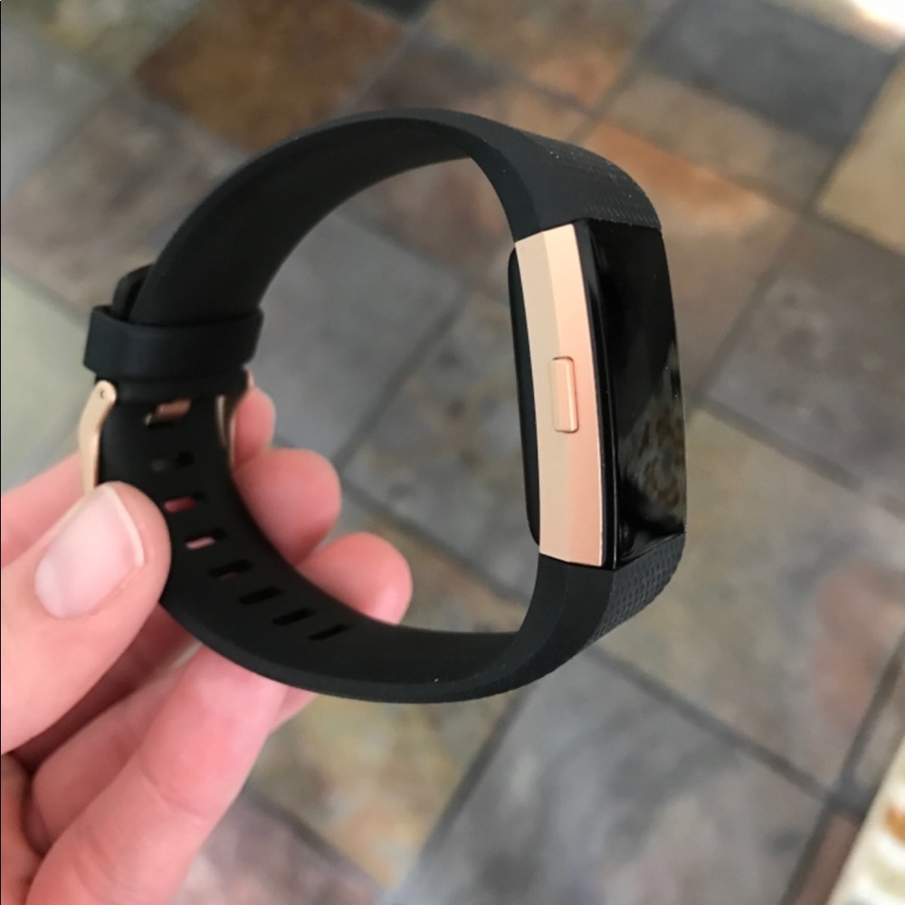 fitbit charge 2 small black