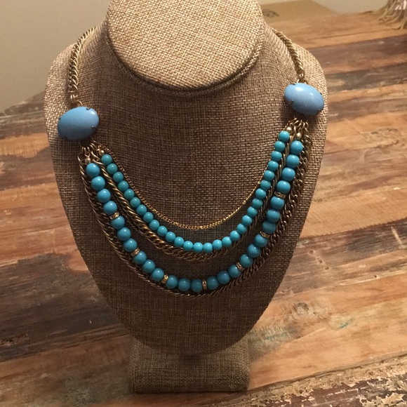 Turquoise Beaded Necklace - Picture 1 of 1