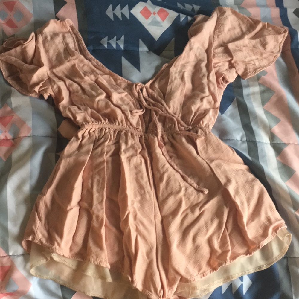 Shoulderless Romper