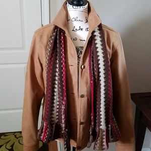 Talbots leather jacket