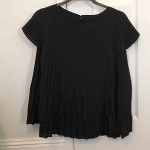 Black Flowy blouse