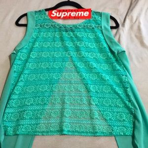 Blouse w/ split back