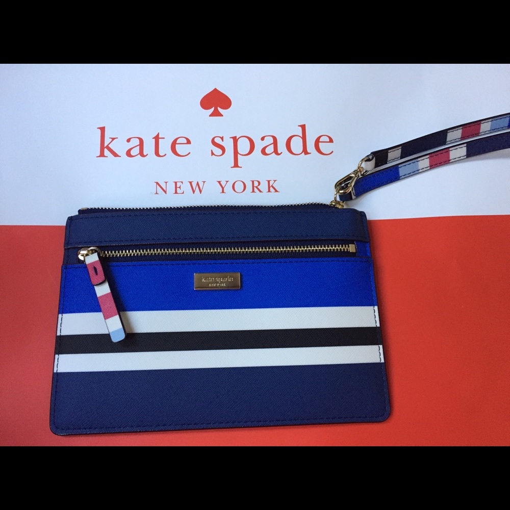 Kate Spade Laurel way printed wristlet