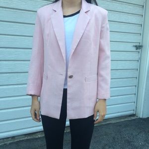 Pale pink blazer