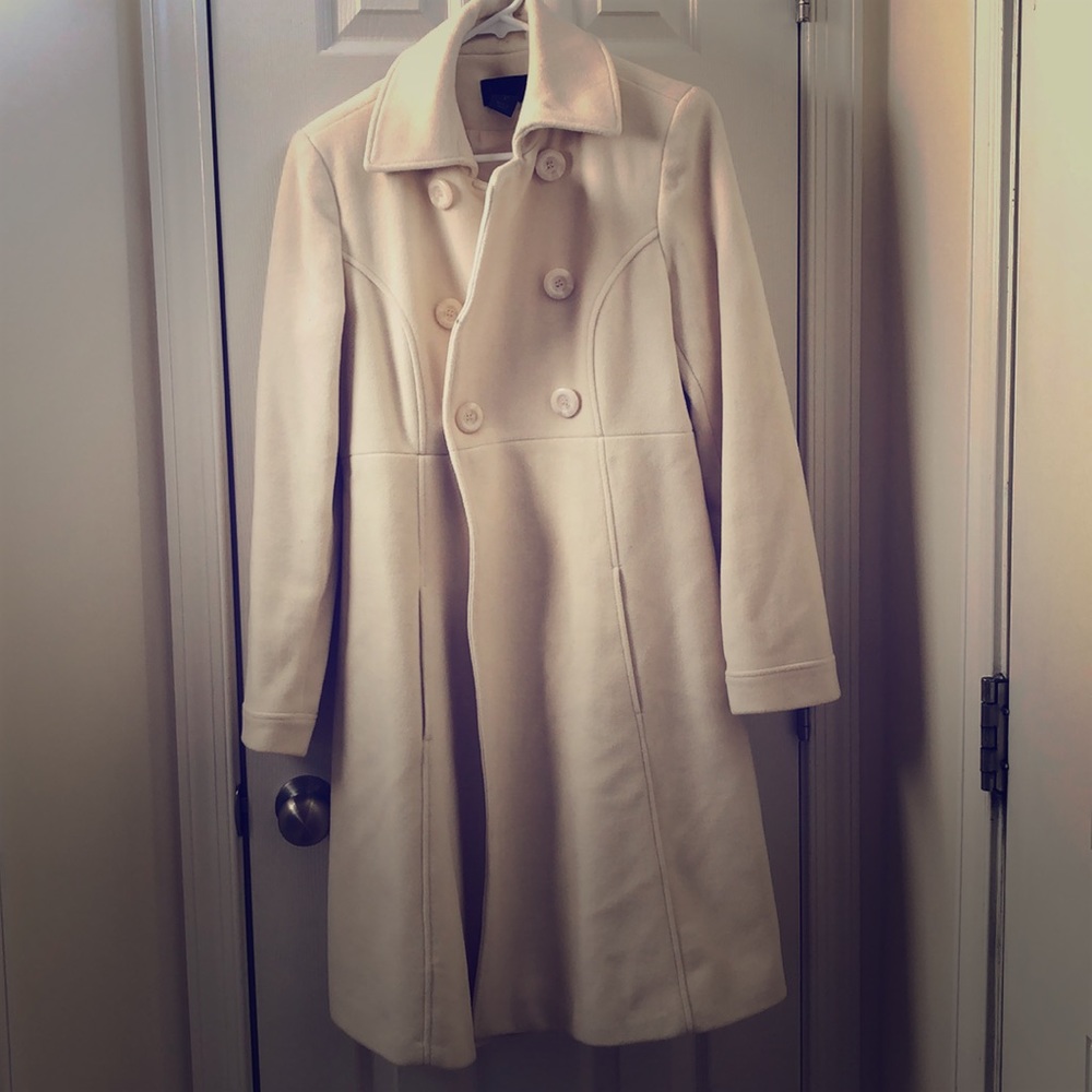 Winter white pea coat. Victoria Secret
