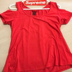 Cold shoulder blouse