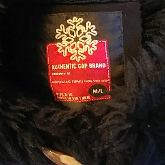 Authentic Gap Brand Black soft suede button down - Picture 3 of 8