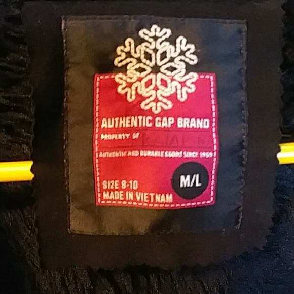 Authentic Gap Brand Black soft suede button down - Picture 8 of 8