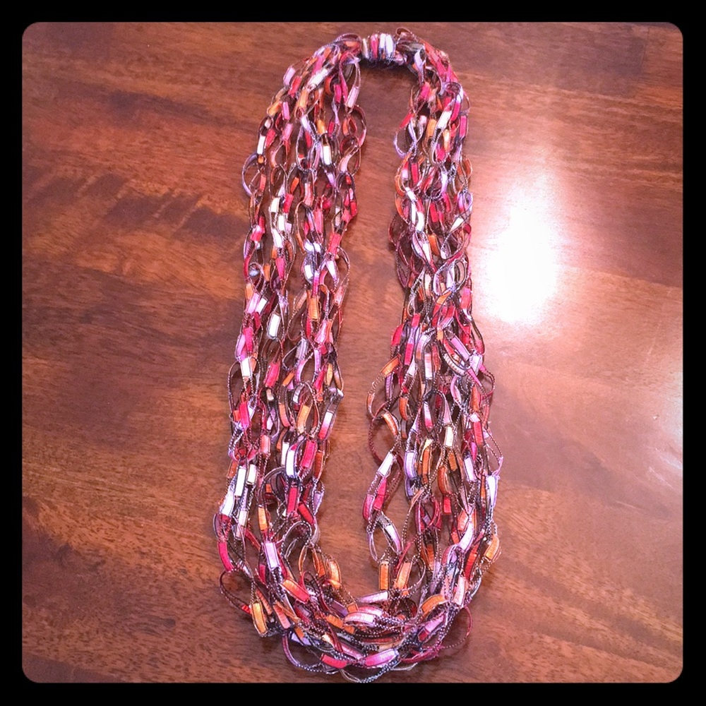 Ladder lace necklace