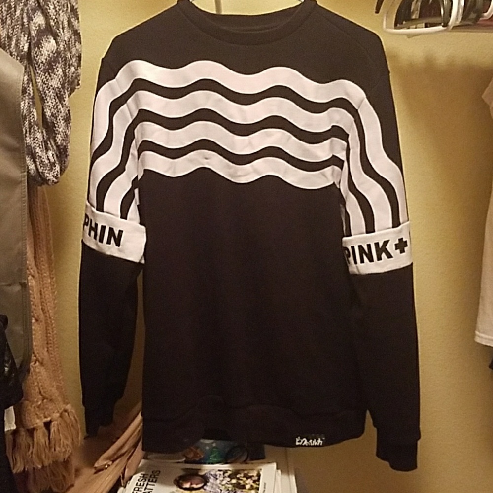 Pink dolphin sweater