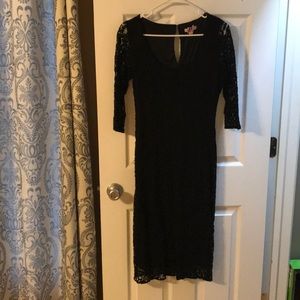 Black lace dress size 6
