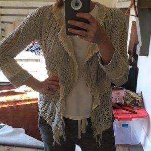 Anthropologie open front cardigan