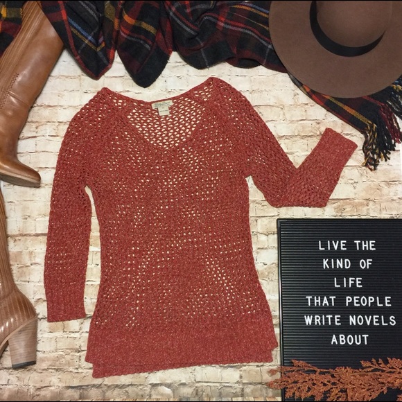 Lucky Brand Sweaters - Lucky Brand Open Weave Sweater