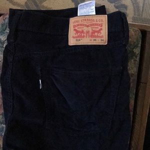 Men’s black Levi Corduroy 36x34
