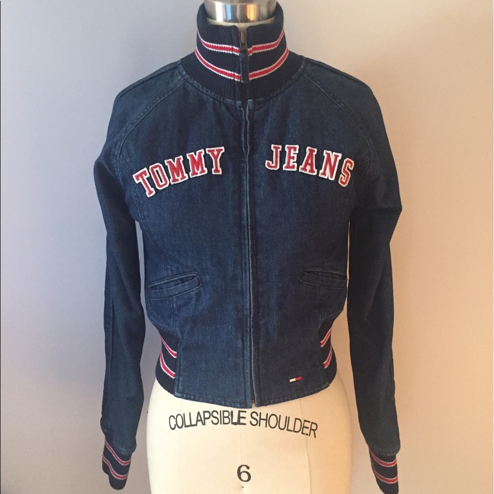 Vintage Tommy Hilfiger Denim Varsity Jacket