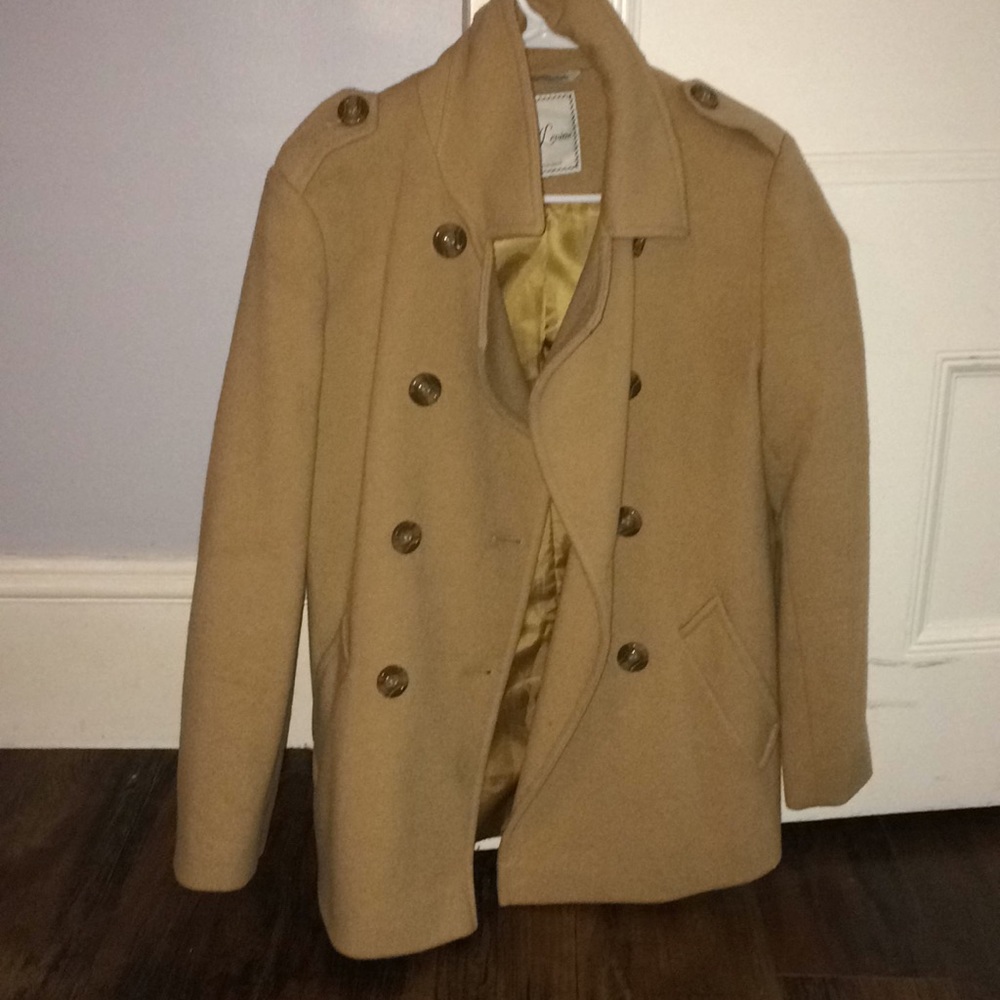 Camel pea coat