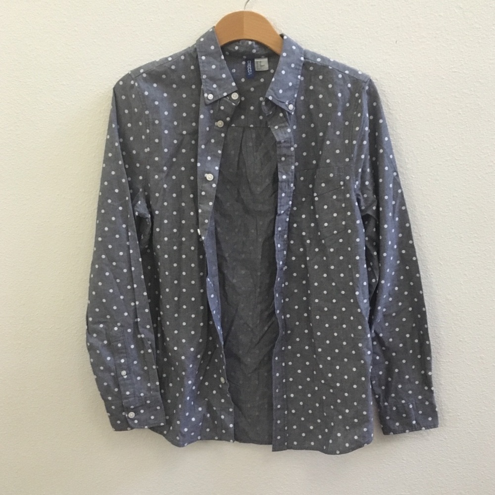 H&M Men’s polka dot shirts