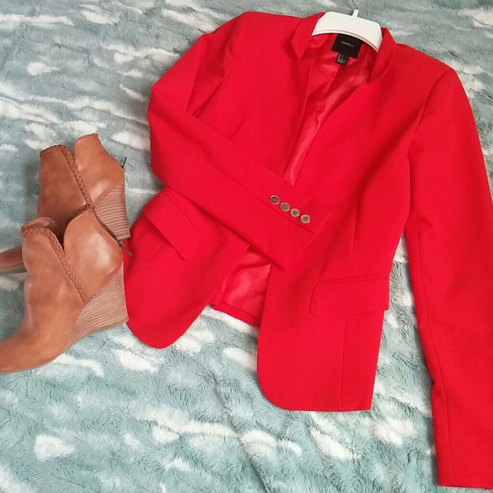 Red Sleek Blazer