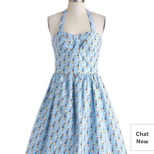 Wave Your Pennant Modcloth Dress