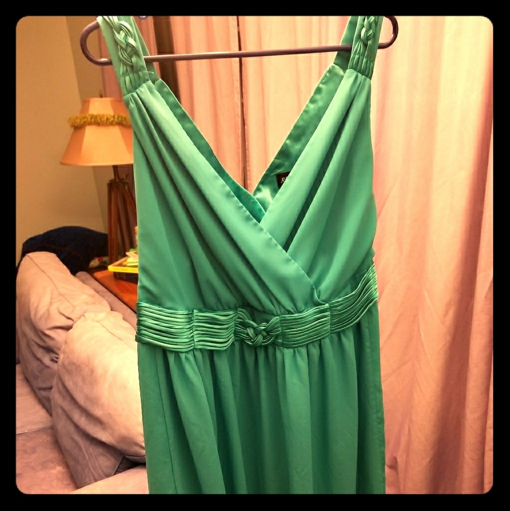 Teal Holiday Dress