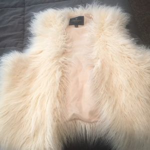 American Eagle fur vest