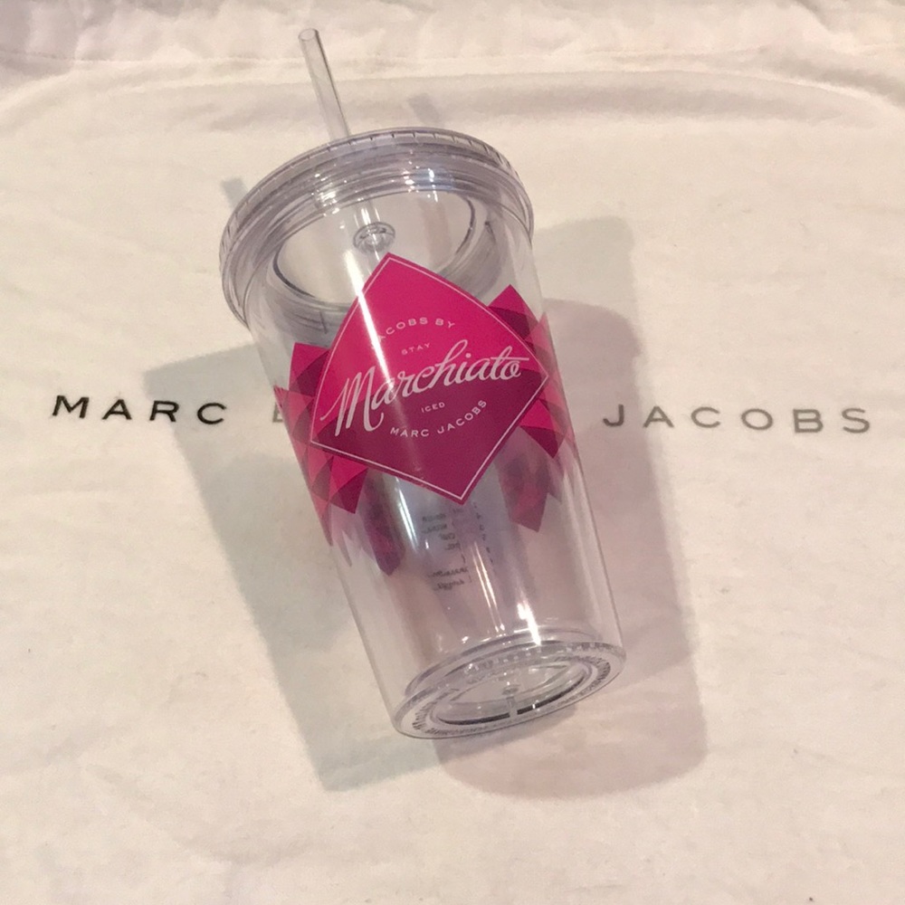 Marc by Marc Jacobs Reusable 16oz Cup with Straw