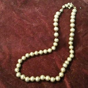 Vintage copper beaded necklace