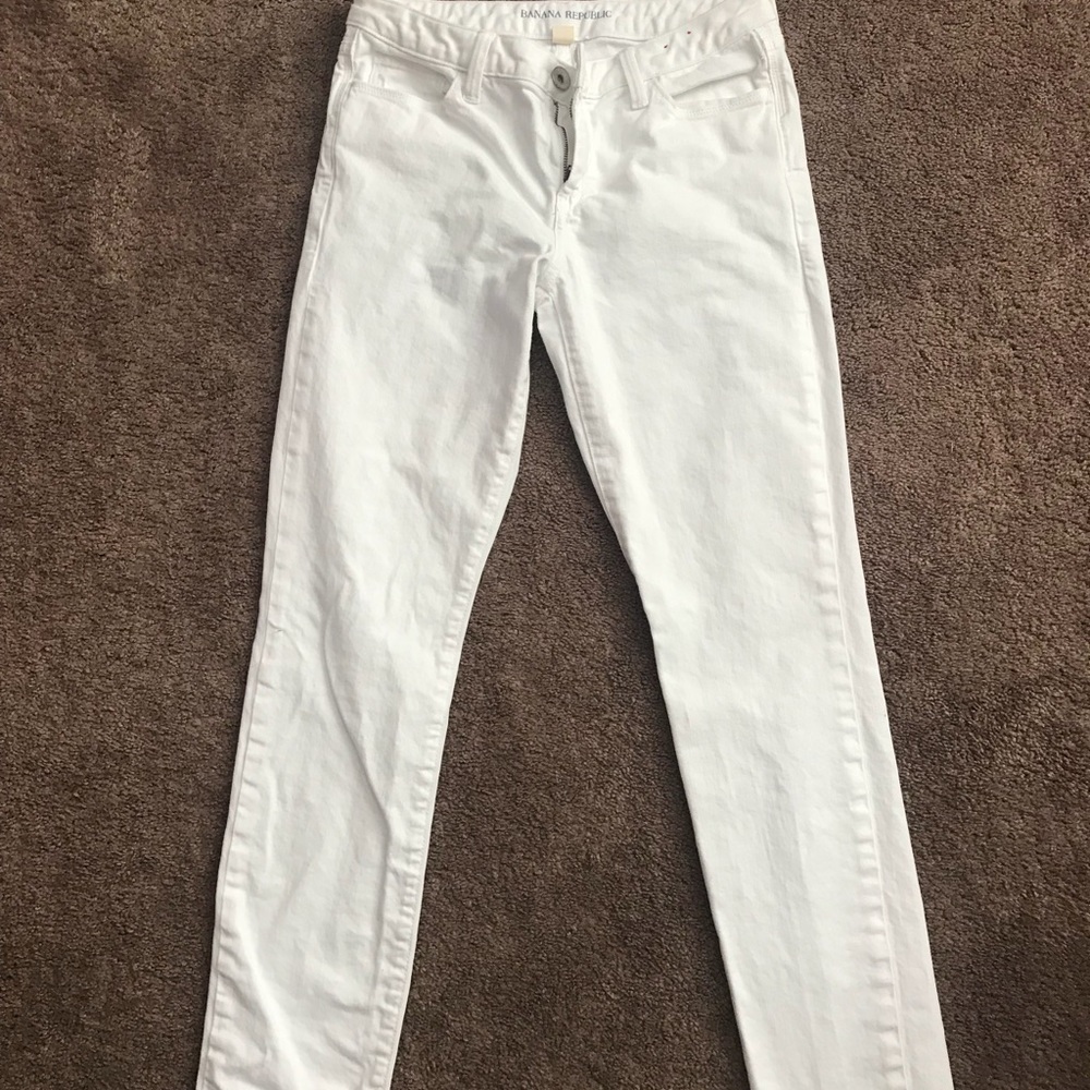 White Skinny Jeans - Banana Republic