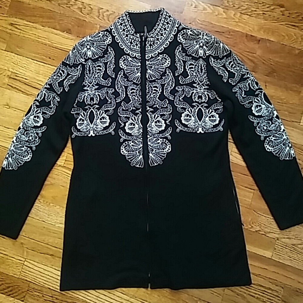 NWT- Icelandic Full Zip Ultra Fine Merino Sweater