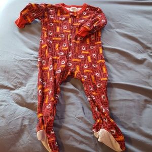 Kansas city chiefs footed pjs
