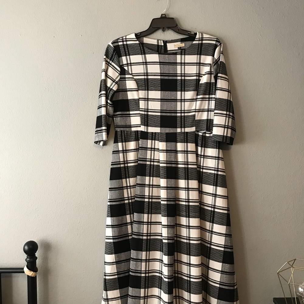 Nuggles Plaid Dress