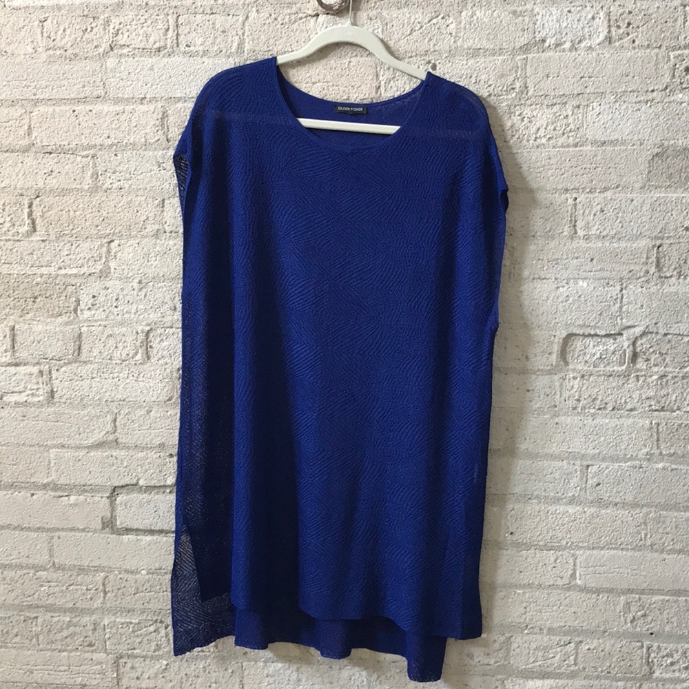 🔥🔥💰Eileen Fisher sheer Lightweight crochet tank